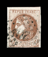 N°40Bb - 2c Marron - TB - 1870 Bordeaux Printing