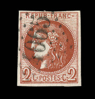 N°40Ba - 2c Rouge Brique - Obl GC 4065 - TB - 1870 Emission De Bordeaux