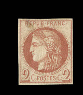 N°40Af - Impression Fine De Tours - Lég. Clair - Asp. TB - 1870 Emission De Bordeaux