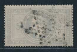 N°33 - Obl. Étoile 22 - Signé A. Brun - TB - 1863-1870 Napoléon III Lauré
