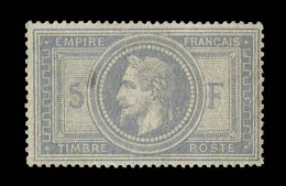 N°33 - 5F Empire - Certif. - TB - 1863-1870 Napoleon III With Laurels