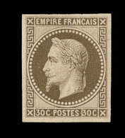 N°30c - 30c Brun - Emission Rothschild - ND - TB - 1863-1870 Napoléon III Con Laureles