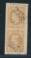 N°28A - Paire - Obl. GC 2578 - TB - 1863-1870 Napoléon III Con Laureles