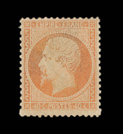 N°23 - 40c Orange - Charn. Légère - TB - 1862 Napoléon III.