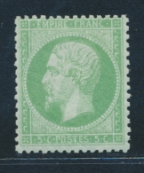 N°20 - 5c Vert - TB - 1862 Napoleone III