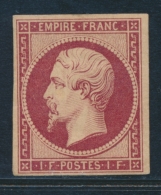 N°18d - Réimpression Du 1F Carmin - Comme ** - TB - 1853-1860 Napoléon III
