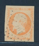 N°16b - Orange S/paille - TB - 1853-1860 Napoléon III