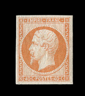 N°16 - 40c Orange - TB - 1853-1860 Napoléon III.