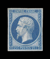N°15c - Réimpression Du 25c Bleu - TB - 1853-1860 Napoléon III