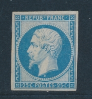 N°15c - Réimpression De 1862 - 1 Point Clair - 1853-1860 Napoléon III.