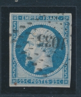 N°15 - Obl. PC 1035 - Signé Maury Et Roumet - TB - 1853-1860 Napoléon III