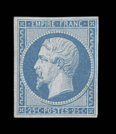 N°15 - 25c Bleu - TB - 1853-1860 Napoléon III.