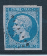 N°14Ae - 20c Bleu S/lilas - Type I - TB - 1853-1860 Napoleone III