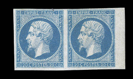 N°14A - Paire - BDF - Signé Behr - TB - 1853-1860 Napoléon III