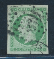 N°12b - Vert Foncé - Grdes Marges - TB - 1853-1860 Napoléon III