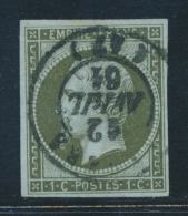 N°11 - 1c Olive - Belle Oblit. - TB - 1853-1860 Napoleon III