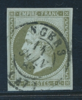 N°11 - Obl. Càd D'ANGERS - TB - 1853-1860 Napoléon III