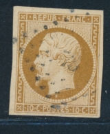 N°9 - Obl PC - Signé Calves - TB - 1852 Luigi-Napoleone