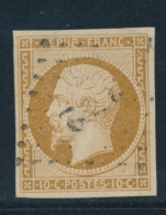 N°9 - 10c Bistre - Clair - 1852 Luigi-Napoleone