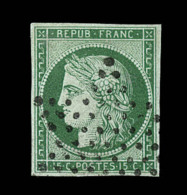 N°2 - 15c Vert - TB - 1849-1850 Ceres