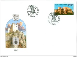 Slovakia - 2017 - Europa CEPT - Castles And Palaces - Lietava - FDC (first Day Cover) - FDC