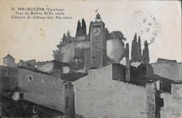 CPA.- FRANCE - Malaucéne - Tour Du Beffroi XIVe Siècle - Calvaire Du Château-Fort XIe Siècle - Daté 1922 - BE - Malaucene