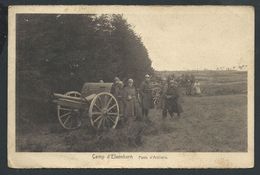 +++ CPA - CAMP D'ELSENBORN - Poste D'Artillerie - Militaria - Canon - Armée    // - Butgenbach - Butgenbach