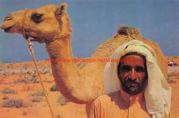 A Bedouin With His Camel - Dubai