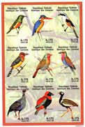 Comores 1998, Birds, King Fisher, 9val In BF IMPERFORATED - Albatros