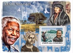Comores 2008, Humanist, Mandela, Erasmus, M. L. King, BF - Martin Luther King