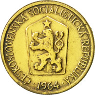 Monnaie, Tchécoslovaquie, Koruna, 1964, TB+, Aluminum-Bronze, KM:50 - Czechoslovakia