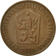 Monnaie, Tchécoslovaquie, 50 Haleru, 1971, TTB+, Bronze, KM:55.1 - Czechoslovakia