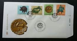 Luxembourg Archeological Relics 1973 (stamp FDC) - Cartas & Documentos