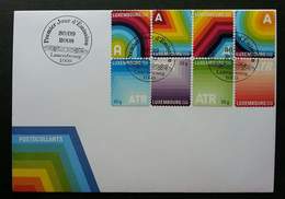 Luxembourg Postocollants 2008 (stamp FDC) - Covers & Documents