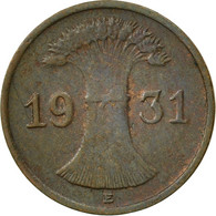 Monnaie, Allemagne, République De Weimar, Reichspfennig, 1931, Muldenhütten - 1 Renten- & 1 Reichspfennig