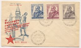 ITALY 1951. STT VUJA / FDC COVER, PIRAN / PIRANO, SLOVENIA - Poststempel