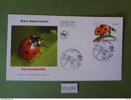 FRANCE 2017 LES INSECTES " LA COCCINELLE "   OBLITÉRATION PREMIER JOUR  19 05 2017  F.D.C. - 2010-2019