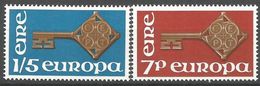 Irlande 1968 203-04 ** Europa - Unused Stamps