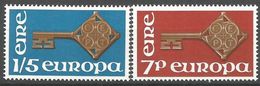 Irlande 1968 203-04 ** Europa - Neufs