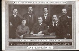 ESPERANTISME, ANTVERPENO 1911, - Esperanto