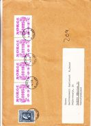 Norvège - Lettre De 1981 ° - Oblit Oslo - Exp Vers München - Roi - Couronne - Timbres De Distributeurs [ATM]