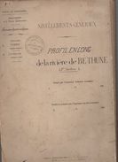 Rivière De Béthure (76 Seine Maritime) Plan Profil En Long ,panorama Entoilé  186...(076143) - Other Plans