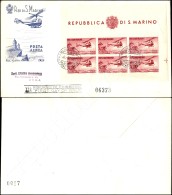 Foglietto Elicottero (22 - Foglietti) Su FDC Capitolium N.0017 - 6.7.1961 - Autres & Non Classés