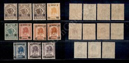 1923 - Elefante E Leone Soprastampati (34/44) La Serie Completa Degli 11 Valori - Gomma Integra (650) - Otros & Sin Clasificación