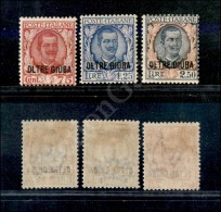 1926 - Soprastampati (42/44) - Serie Completa - Gomma Integra (800) - Otros & Sin Clasificación