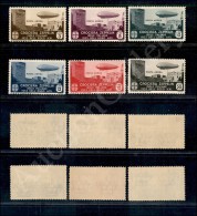 1933 - Crociera Zeppelin (22/27) - Serie Completa - Gomma Integra (2.000) - Other & Unclassified