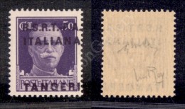1939 - R.S.R.T. P.A Italiana Tangeri Su 50 Cent Imperiale Bordo Foglio - Gomma Integra - Cert. AG - Sonstige & Ohne Zuordnung