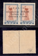 Cefalonia E Itaca - 1941 - 10 + 10 Lepta (120e) Soprastampa Obliqua - Gomma Integra - Raybaudi + Cert. AG (750+) - Otros & Sin Clasificación