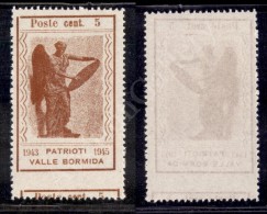 1945 - 5 Cent Vittoria Alata (9) - Dentellatura Inferiore Spostata In Basso (varietà Tipo Gd) Francobollo... - Sonstige & Ohne Zuordnung