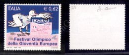2005 - 0,62 Euro Festival Olimpico Della Gioventù Azzurro E Rosa Senza Il Giallo (Specializzato 2480Aa) -... - Autres & Non Classés